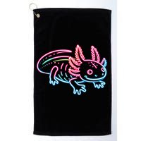 Axolotl Animal Pop Art Cute Axolotl Lover Golf Towel