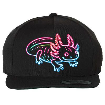 Axolotl Animal Pop Art Cute Axolotl Lover Wool Snapback Cap