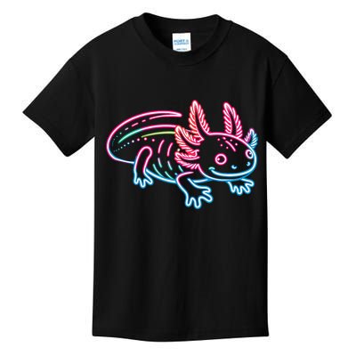 Axolotl Animal Pop Art Cute Axolotl Lover Kids T-Shirt