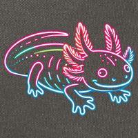 Axolotl Animal Pop Art Cute Axolotl Lover Cotton Canvas Backpack