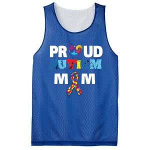 Autism Awareness Proud Mom Gift Proud Autism Mom Funny Gift Meaningful Gift Mesh Reversible Basketball Jersey Tank