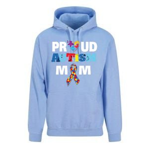 Autism Awareness Proud Mom Gift Proud Autism Mom Funny Gift Meaningful Gift Unisex Surf Hoodie