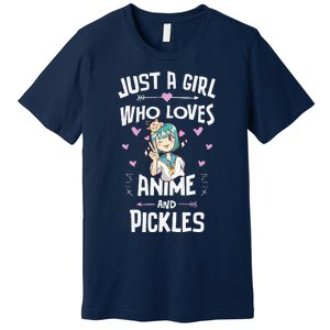 Anime And Pickles Gifts For Daughter And Girls Premium T-Shirt