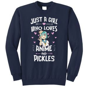 Anime And Pickles Gifts For Daughter And Girls Tall Sweatshirt