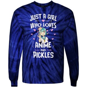 Anime And Pickles Gifts For Daughter And Girls Tie-Dye Long Sleeve Shirt