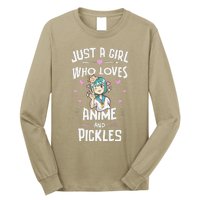 Anime And Pickles Gifts For Daughter And Girls Long Sleeve Shirt