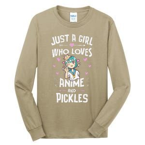 Anime And Pickles Gifts For Daughter And Girls Tall Long Sleeve T-Shirt