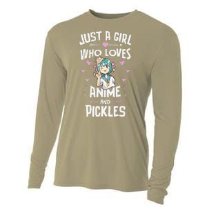 Anime And Pickles Gifts For Daughter And Girls Cooling Performance Long Sleeve Crew