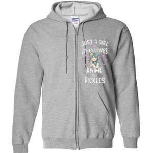 Anime And Pickles Gifts For Daughter And Girls Full Zip Hoodie