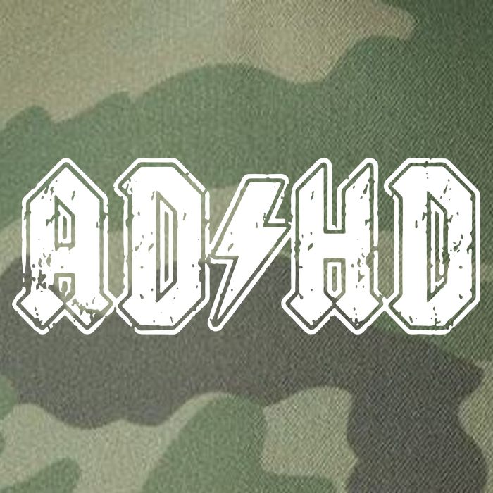 ADHD ADD Parody Rock And Roll Entourage Music Funny Legacy Tie Dye Trucker Hat