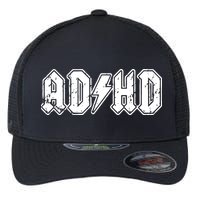 ADHD ADD Parody Rock And Roll Entourage Music Funny Flexfit Unipanel Trucker Cap