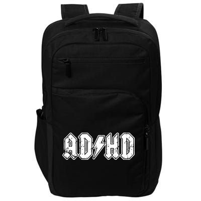 ADHD ADD Parody Rock And Roll Entourage Music Funny Impact Tech Backpack