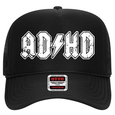 ADHD ADD Parody Rock And Roll Entourage Music Funny Trucker Hat