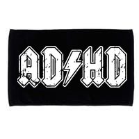 ADHD ADD Parody Rock And Roll Entourage Music Funny Microfiber Hand Towel