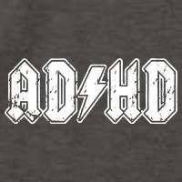 ADHD ADD Parody Rock And Roll Entourage Music Funny Vector Backpack