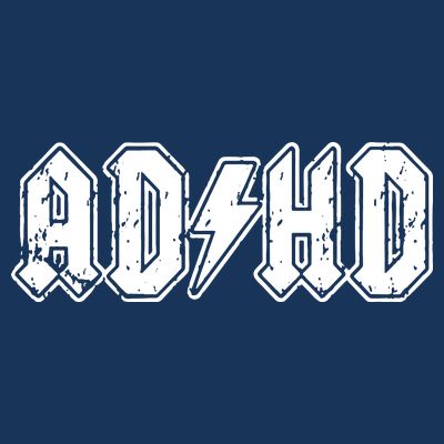 ADHD ADD Parody Rock And Roll Entourage Music Funny T-Shirt