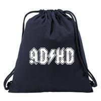 ADHD ADD Parody Rock And Roll Entourage Music Funny Drawstring Bag