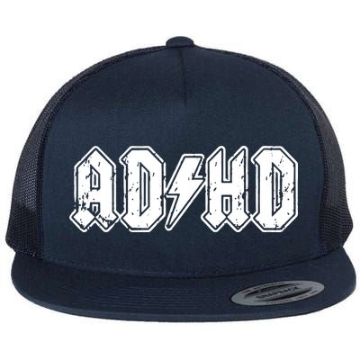 ADHD ADD Parody Rock And Roll Entourage Music Funny Flatbill Hat