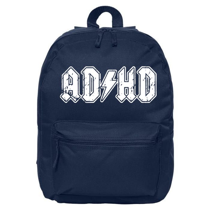 ADHD ADD Parody Rock And Roll Entourage Music Funny 16 in Basic Backpack