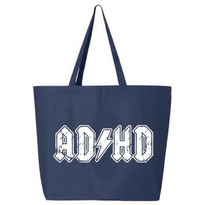 ADHD ADD Parody Rock And Roll Entourage Music Funny 25L Jumbo Tote