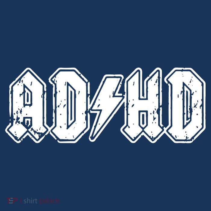 ADHD ADD Parody Rock And Roll Entourage Music Funny 25L Jumbo Tote