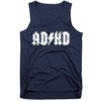 ADHD ADD Parody Rock And Roll Entourage Music Funny Tank Top