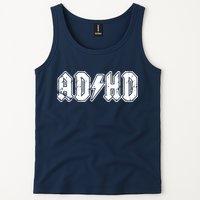 ADHD ADD Parody Rock And Roll Entourage Music Funny Tank Top