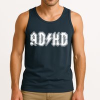 ADHD ADD Parody Rock And Roll Entourage Music Funny Tank Top