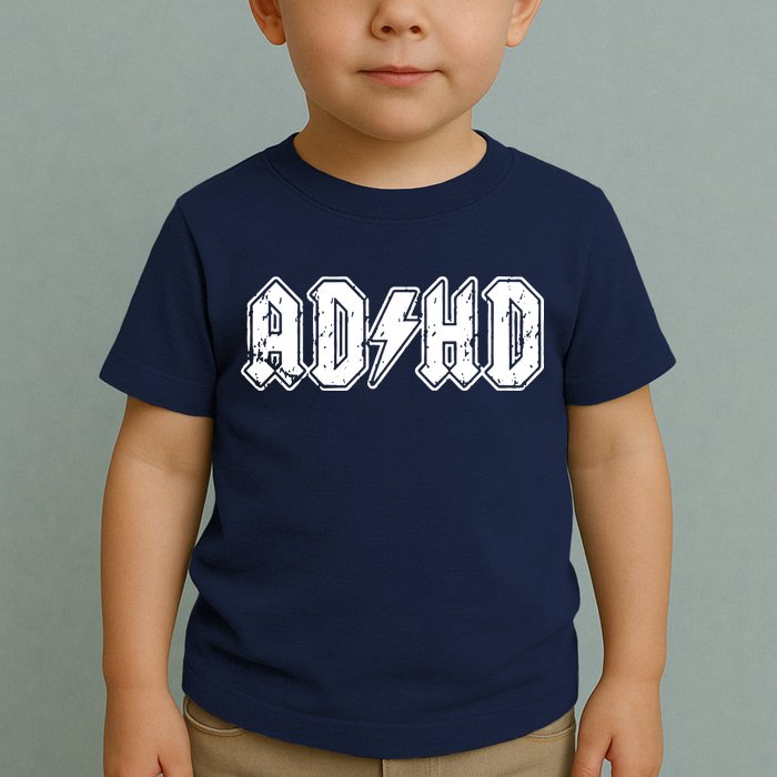 ADHD ADD Parody Rock And Roll Entourage Music Funny Toddler T-Shirt