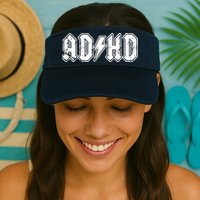 ADHD ADD Parody Rock And Roll Entourage Music Funny Visor