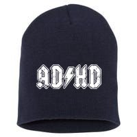 ADHD ADD Parody Rock And Roll Entourage Music Funny Short Acrylic Beanie