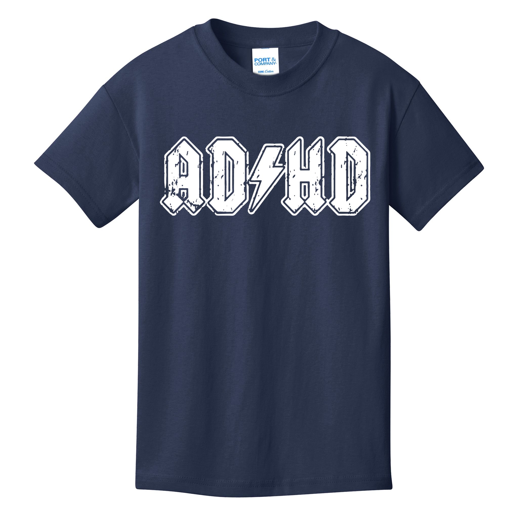 ADHD ADD Parody Rock And Roll Entourage Music Funny Kids T-Shirt