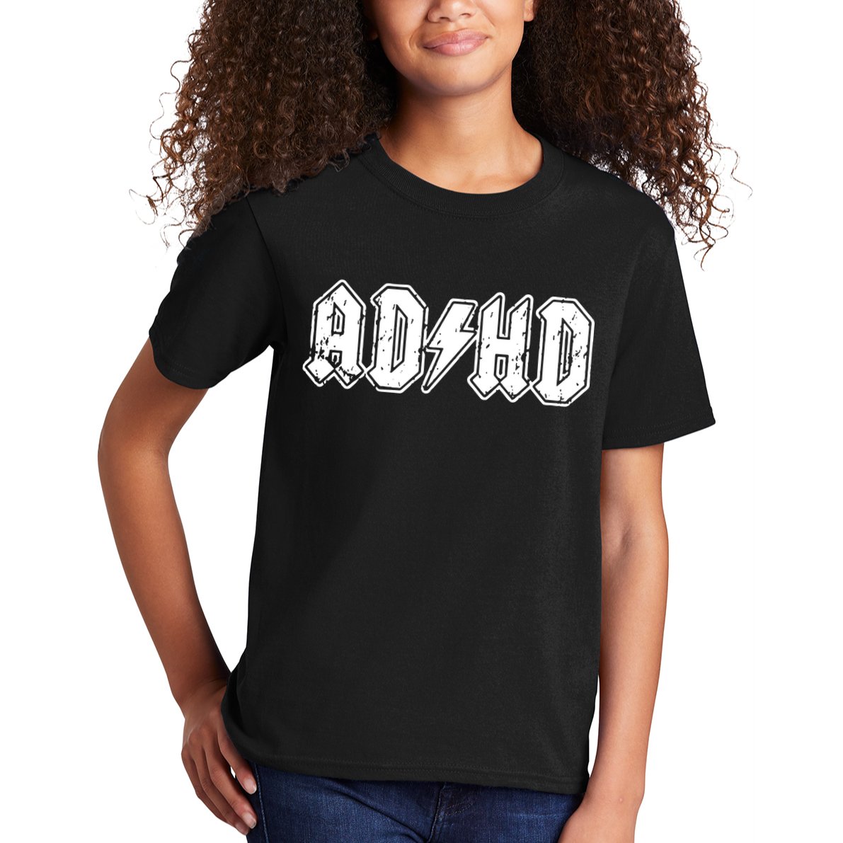 ADHD ADD Parody Rock And Roll Entourage Music Funny Kids T-Shirt