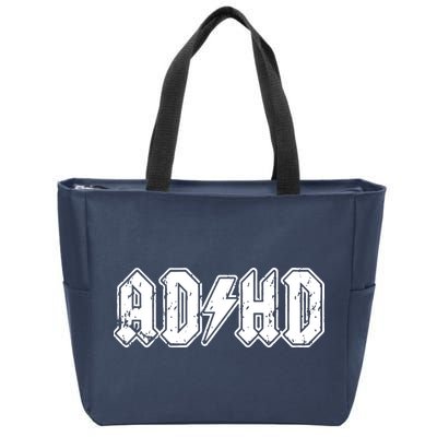 ADHD ADD Parody Rock And Roll Entourage Music Funny Zip Tote Bag