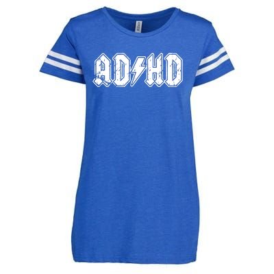 ADHD ADD Parody Rock And Roll Entourage Music Funny Enza Ladies Jersey Football T-Shirt