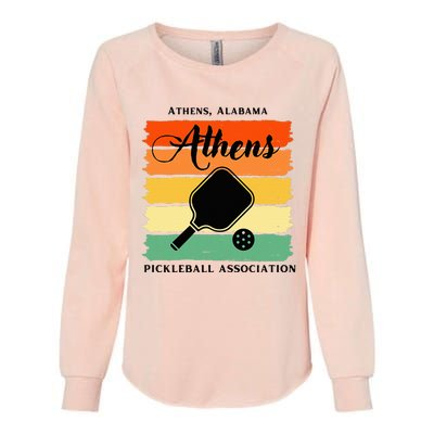 Athens Alabama Pickleball Association Womens California Wash Sweatshirt