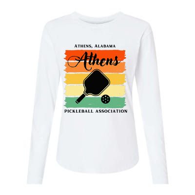 Athens Alabama Pickleball Association Womens Cotton Relaxed Long Sleeve T-Shirt