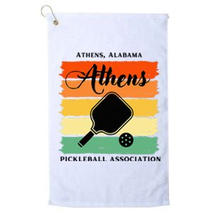 Athens Alabama Pickleball Association Platinum Collection Golf Towel