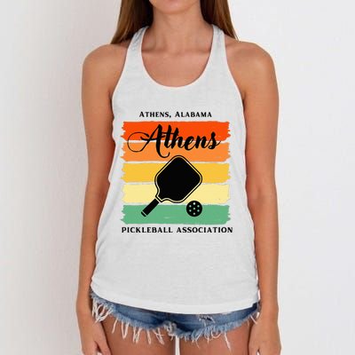 Athens Alabama Pickleball Association Women's Knotted Racerback Tank