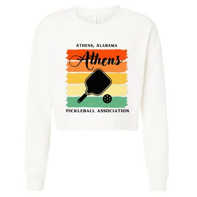 Athens Alabama Pickleball Association Cropped Pullover Crew