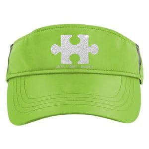 Autism Awareness Puzzle Accept Adapt Advocate Adult Drive Performance Visor