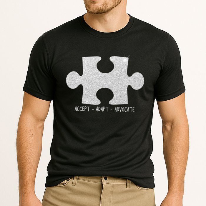 Autism Awareness Puzzle Accept Adapt Advocate Performance Shirt