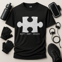Autism Awareness Puzzle Accept Adapt Advocate Performance Shirt
