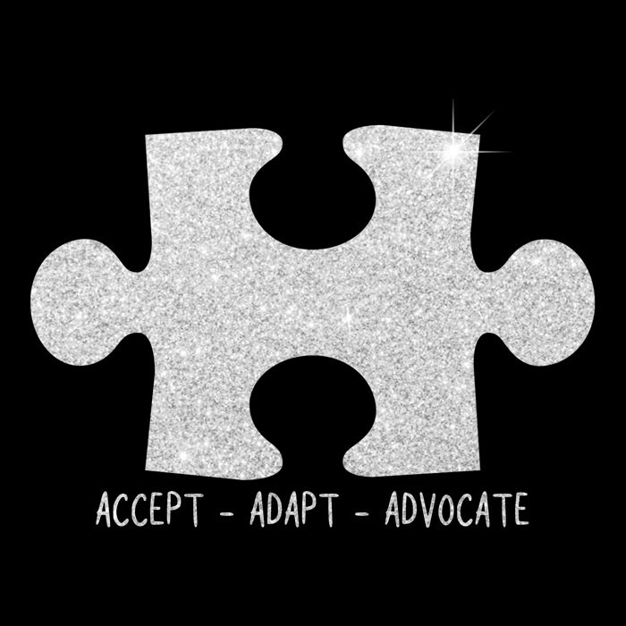Autism Awareness Puzzle Accept Adapt Advocate Backpack