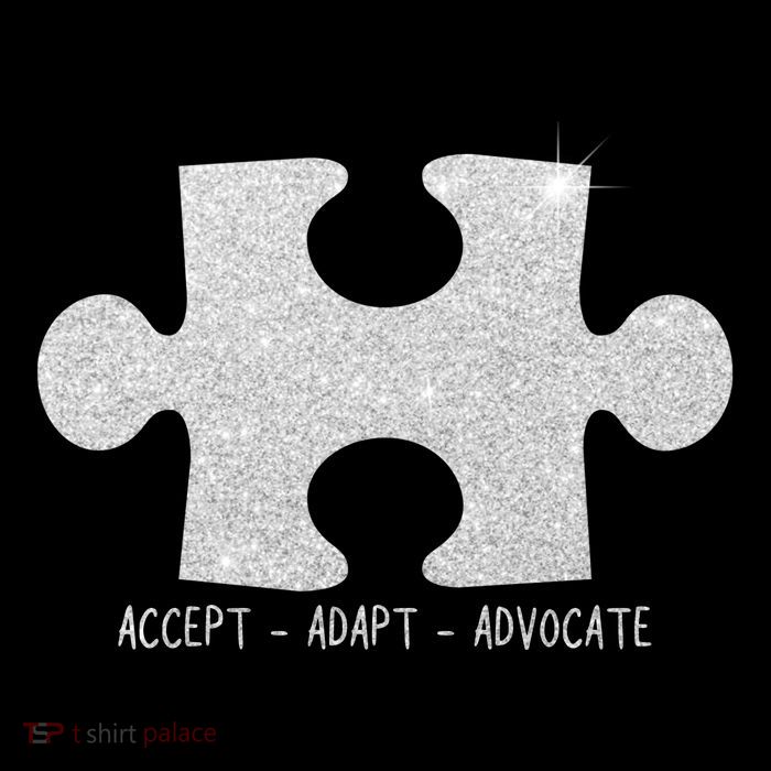Autism Awareness Puzzle Accept Adapt Advocate Drawstring Bag