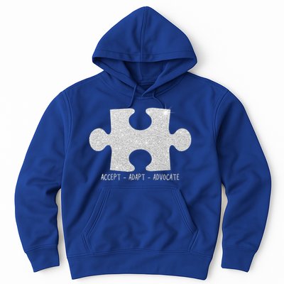 Autism Awareness Puzzle Accept Adapt Advocate Hoodie