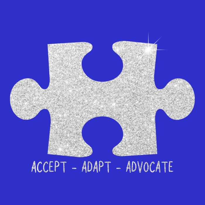 Autism Awareness Puzzle Accept Adapt Advocate Bag