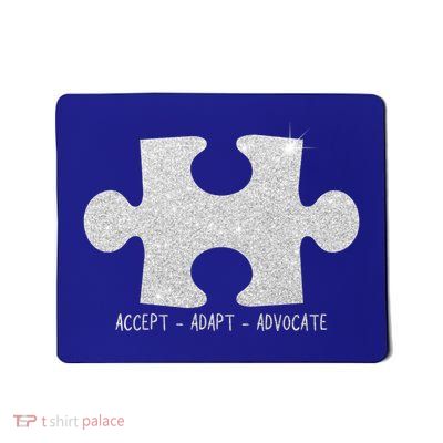 Autism Awareness Puzzle Accept Adapt Advocate Mousepad
