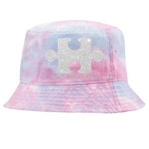 Autism Awareness Puzzle Accept Adapt Advocate Tie-Dyed Bucket Hat