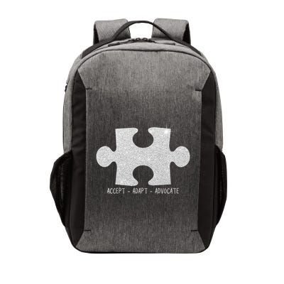 Autism Awareness Puzzle Accept Adapt Advocate Vector Backpack